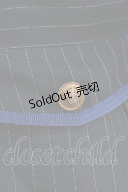 画像4: Amavel / ピンストライプシャツカラーワンピース Free ネイビー H-26-04-02-029-CA-OP-NS-ZH