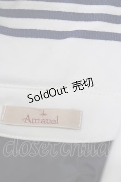 画像5: Amavel / ピンストライプシャツカラーワンピース Free ネイビー H-26-04-02-029-CA-OP-NS-ZH