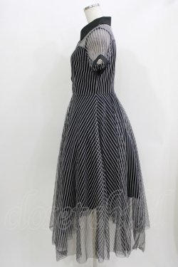 画像2: Favorite / ストライプワンピース M~L ブラック H-26-04-02-031-LO-OP-NS-ZH