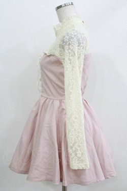 画像2: LIZ LISA / レース切替ビスチェワンピース Free ピンク H-26-04-02-035-LO-OP-NS-ZH