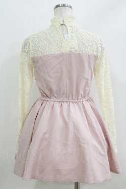 画像3: LIZ LISA / レース切替ビスチェワンピース Free ピンク H-26-04-02-035-LO-OP-NS-ZH