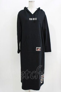 画像1: PINK HOUSE / パーカーワンピース Free ブラック H-26-04-02-038-LO-OP-NS-ZH