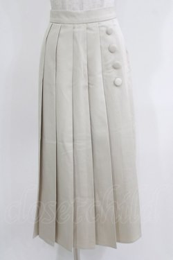 画像1: Fi.n.t / ローズパネル柄タックスカート Free ivory×purple H-26-04-02-039-CA-SK-NS-ZH