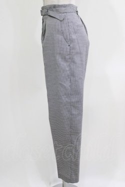 画像2: F&A / センタープレスタックパンツ Free BLACK×WH H-26-04-02-040-LO-PA-NS-ZH