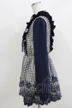 画像2: LIZ LISA / ギンガムチェックセットアップ Free ネイビー H-26-04-02-042-LO-TO-NS-ZH