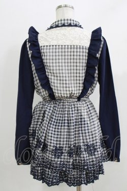 画像3: LIZ LISA / ギンガムチェックセットアップ Free ネイビー H-26-04-02-042-LO-TO-NS-ZH