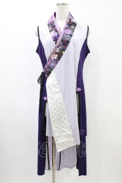 画像1: Qutie Frash / 着物チュニック  紫 H-26-04-02-1003-QU-TO-KB-ZH