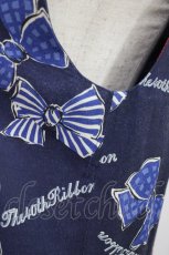 画像6: Jane Marple / Anniversary ribbonsスクエアドレス  ネイビー H-26-04-02-1022-JM-OP-KB-ZH (6)