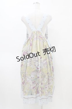 画像2: Jane Marple / La fete foraineエプロンドレス M サックス H-26-04-02-1025-JM-OP-KB-ZH