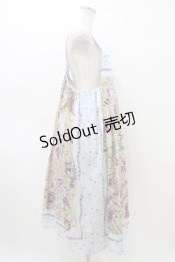 画像3: Jane Marple / La fete foraineエプロンドレス M サックス H-26-04-02-1025-JM-OP-KB-ZH