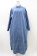 画像1: RNA / ロングシャツワンピース  ブルー H-26-04-02-1026-PU-OP-KB-ZH (1)