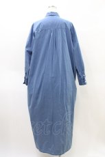 画像2: RNA / ロングシャツワンピース  ブルー H-26-04-02-1026-PU-OP-KB-ZH (2)