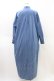 画像2: RNA / ロングシャツワンピース  ブルー H-26-04-02-1026-PU-OP-KB-ZH (2)