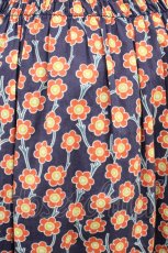 画像3: Jane Marple Dans Le Salon / Pepプリントのタックカラーワンピース M ブルー H-26-04-02-1029-JM-OP-KB-ZH (3)