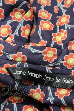 画像4: Jane Marple Dans Le Salon / Pepプリントのタックカラーワンピース M ブルー H-26-04-02-1029-JM-OP-KB-ZH