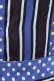 画像3: Jane Marple / ドットストライプのスクエアドレス  ブルー×ブラウン H-26-04-02-1031-JM-OP-KB-ZH (3)