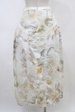 画像2: MILK / sea creaturesロングスカート  アイボリー H-26-04-02-1034-ML-SK-KB-ZH