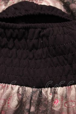 画像5: OZZ ANGELO / 総柄裾レーススカート  ブラウン H-26-04-02-1035-OO-SK-KB-ZH