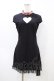 画像1: PUNK RAVE / POSTER GIRL DRESS M ブラック H-26-04-02-1038-PU-OP-KB-ZH (1)