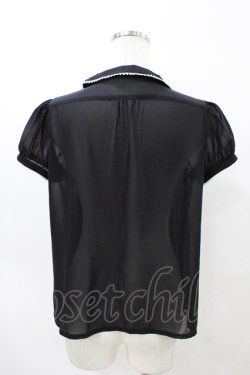 画像2: MILK / ROMANTIC ブラウス  ブラック H-26-04-02-1040-ML-BL-KB-ZH