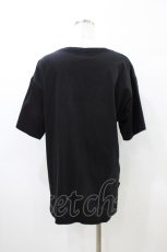 画像2: RNA AUDITION / ロゴ刺繍T-shirt  ブラック H-26-04-02-1047-0-TO-KB-ZH (2)