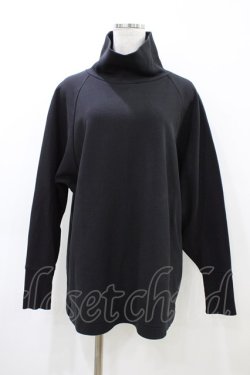 画像1: RNA AUDITION / ORGANIC/RENUハイネックプルオーバー  ブラック H-26-04-02-1048-0-TO-KB-ZH