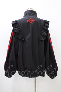 画像2: REFLEM / チャイナフリルトラックジャージ FREE 黒×赤 H-26-04-02-1049-PU-JA-AK-ZH