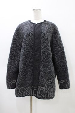 画像1: RNA / ウールシープボアジャケット  グレー H-26-04-02-1050-PU-JA-KB-ZH