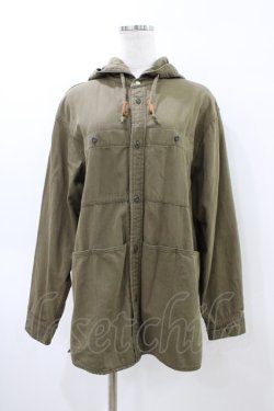 画像1: URCH RNA / エプロンポケフードシャツ  カーキ H-26-04-02-1051-0-JA-KB-ZH