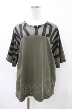 画像1: RNA / プリントT-shirt  カーキ H-26-04-02-1052-PU-TO-KB-ZH