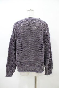 画像2: RNA / ミックスヤーンプルオーバー  パープルグレー H-26-04-02-1055-PU-TO-KB-ZH