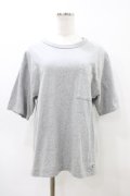 URCH RNA / ポイントワッペンコットンT  グレー H-26-04-02-1058-0-TO-KB-ZH