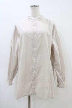 画像1: RNA / コットンギャザースリーブシャツ  グレー H-26-04-02-1059-PU-BL-KB-ZH