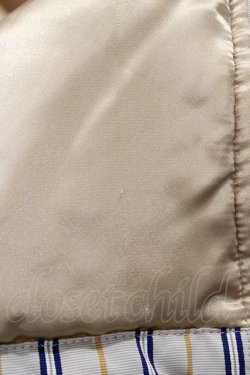 画像4: MILKBOY / ファーカラーモッズコート  ベージュストライプ H-26-04-02-1062-MB-CO-KB-ZH