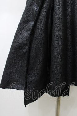 画像5: h.NAOTO / ドラゴンレザー切替ZIPコートワンピース  黒 H-26-04-02-1006-HN-CO-KB-ZH