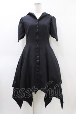 画像1: ATELIER BOZ / カトレア半袖ワンピース L ブラック H-26-04-02-1007-EL-OP-KB-ZH