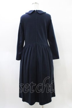 画像3: Jane Marple / ロゴレースポケットドレス  ネイビー H-26-04-02-1010-JM-OP-KB-ZH