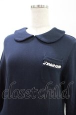 画像5: Jane Marple / ロゴレースポケットドレス  ネイビー H-26-04-02-1010-JM-OP-KB-ZH (5)