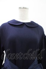画像4: Jane Marple / CREATING ALICE wool botany dress  ネイビー H-26-04-02-1011-JM-OP-KB-ZT048 (4)