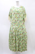 画像1: Jane Marple Dans Le Salon / Granny’s ribbon マリンカラードレス  シトロングリーン H-26-04-02-1013-JM-OP-KB-ZH (1)