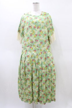 画像1: Jane Marple Dans Le Salon / Granny’s ribbon マリンカラードレス  シトロングリーン H-26-04-02-1013-JM-OP-KB-ZH