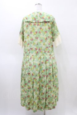 画像2: Jane Marple Dans Le Salon / Granny’s ribbon マリンカラードレス  シトロングリーン H-26-04-02-1013-JM-OP-KB-ZH