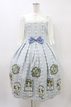 画像1: Melody BasKet / Berry galleryチュール切替ワンピース M サックス H-26-04-02-1015-LO-OP-KB-ZH