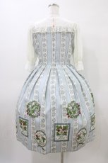 画像2: Melody BasKet / Berry galleryチュール切替ワンピース M サックス H-26-04-02-1015-LO-OP-KB-ZH (2)