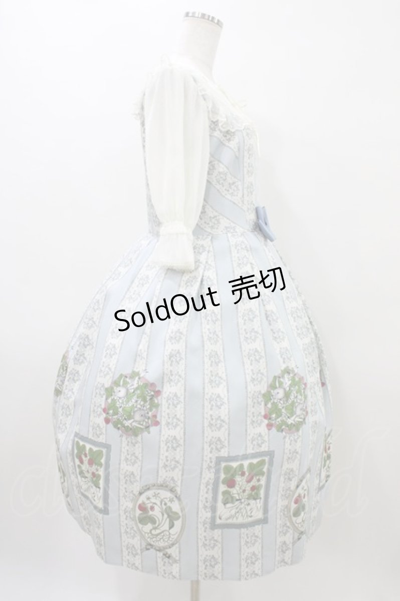 画像3: Melody BasKet / Berry galleryチュール切替ワンピース M サックス H-26-04-02-1015-LO-OP-KB-ZH (3)