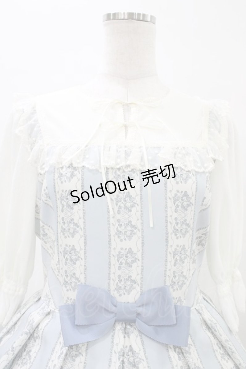 画像4: Melody BasKet / Berry galleryチュール切替ワンピース M サックス H-26-04-02-1015-LO-OP-KB-ZH (4)