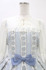画像4: Melody BasKet / Berry galleryチュール切替ワンピース M サックス H-26-04-02-1015-LO-OP-KB-ZH (4)