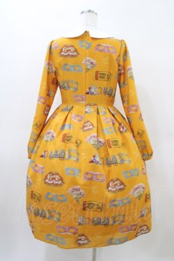 画像2: Emily Temple cute / CIRCLEロングスリーブワンピース  オレンジ H-26-04-02-1018-ET-OP-KB-ZH