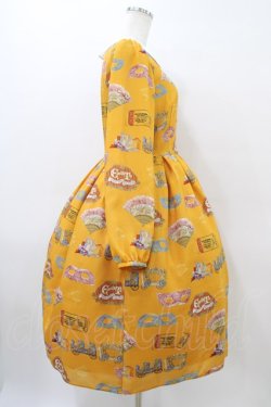 画像3: Emily Temple cute / CIRCLEロングスリーブワンピース  オレンジ H-26-04-02-1018-ET-OP-KB-ZH