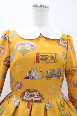 画像4: Emily Temple cute / CIRCLEロングスリーブワンピース  オレンジ H-26-04-02-1018-ET-OP-KB-ZH